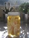 Three Infused Vodkas: Persimmon, Lemon, and Pear/Ginger