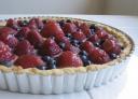 Strawberry and Blueberry Tart with Lemon Curd