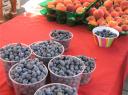 Warm Blueberries with Sour Cream and Sugar