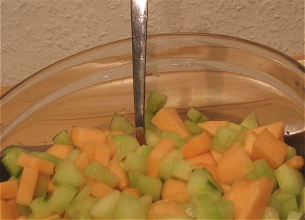 Absolute Simplicity: Cucumber and Cantaloupe