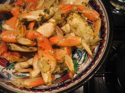 Roasted Crab with Fennel and Orange